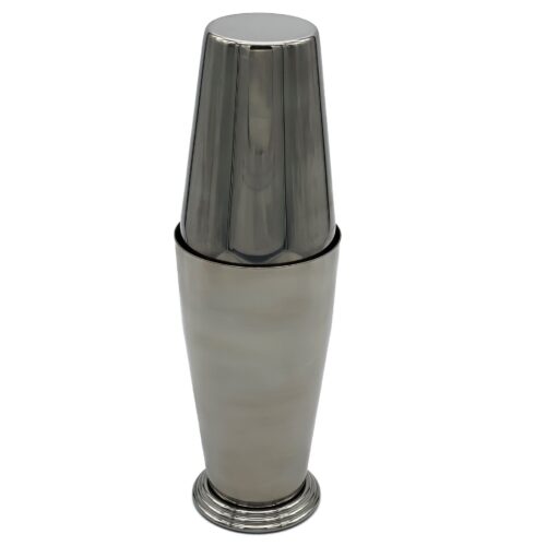 Boston Shaker Stepped Base - Silver.
