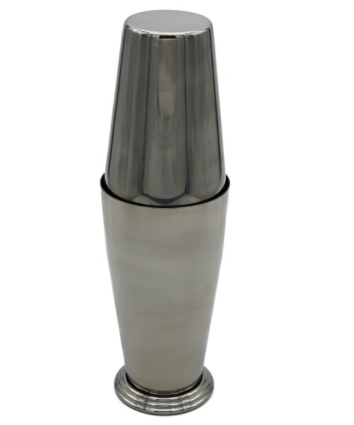 Boston Shaker Stepped Base - Silver.