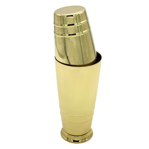 Boston Shaker Double Ring - Gold.