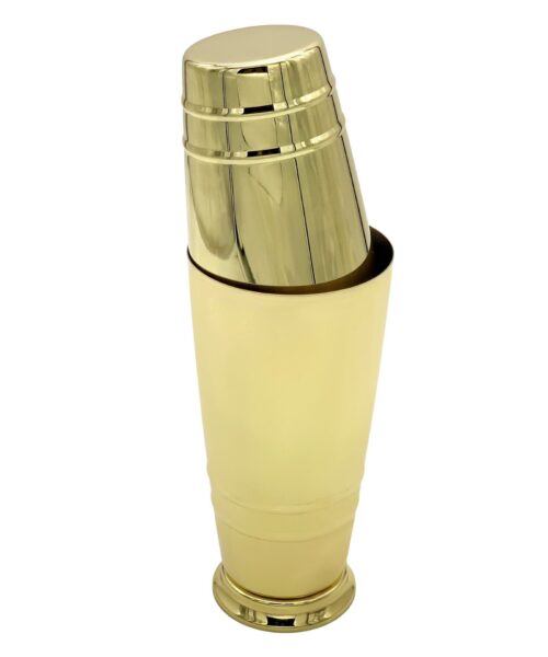 Boston Shaker Double Ring - Gold.