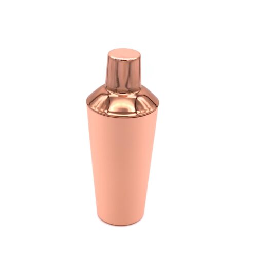 3 Piece Cocktail Shaker - Copper.