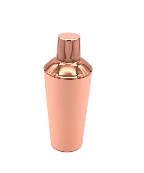3 Piece Cocktail Shaker - Copper.