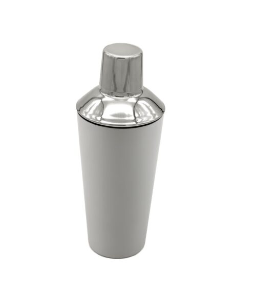 3 Piece Cocktail Shaker - Silver.