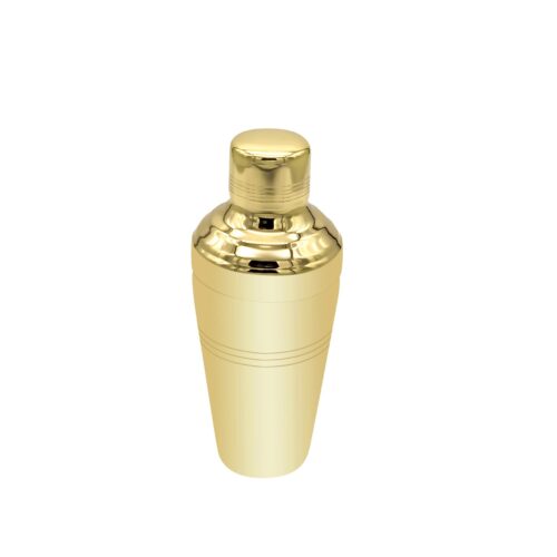 3 Piece Cocktail Shaker - Gold.