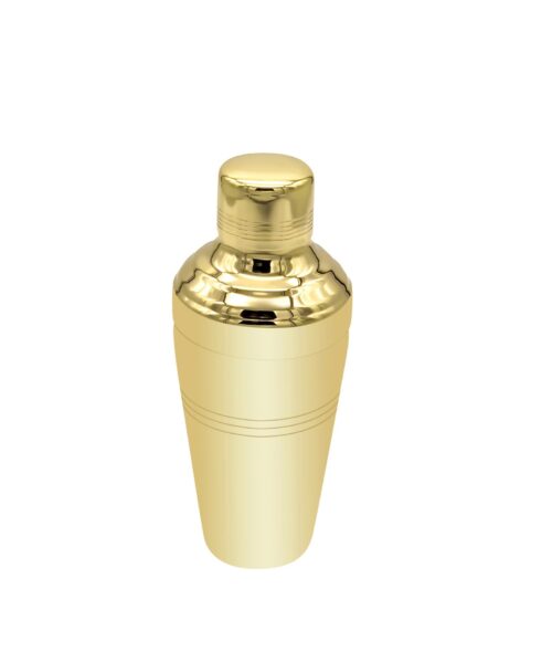 3 Piece Cocktail Shaker - Gold.