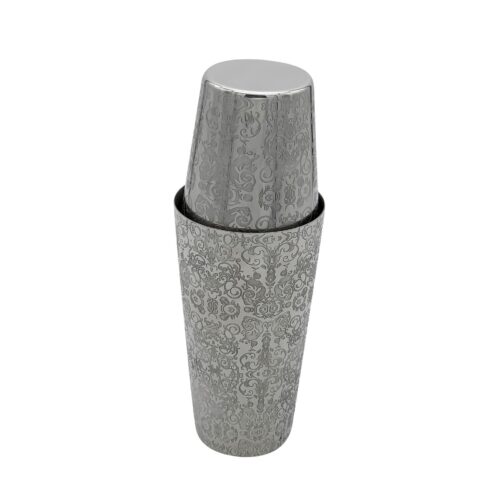 Carved Boston Shaker.