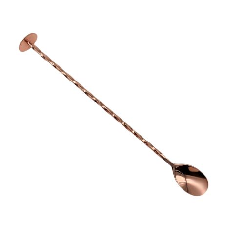 Bar Spoon with Muddler Base - Copper.