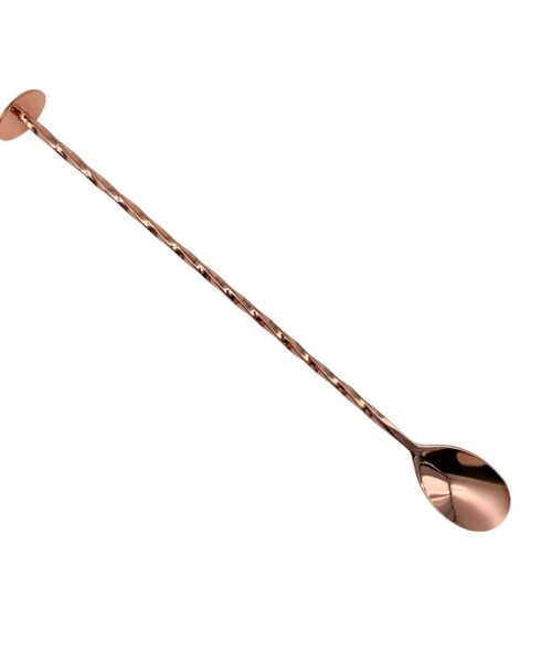 Bar Spoon with Muddler Base - Copper.