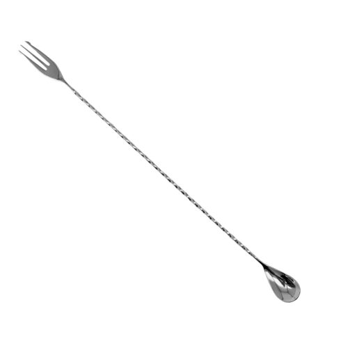 Trident Bar Spoon 40cm - Silver.