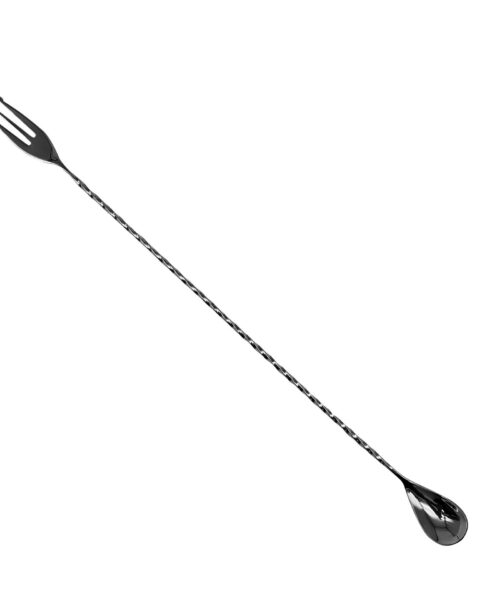 Trident Bar Spoon 40cm - Gunmetal Black.