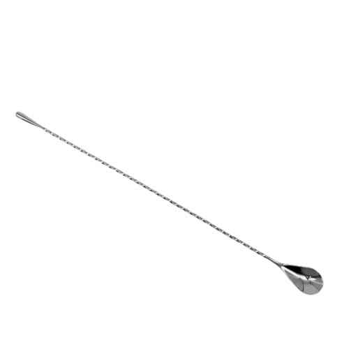 Teardrop Bar Spoon 40cm - Silver.