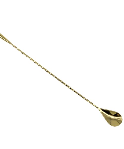 Teardrop Bar Spoon 30cm - Gold.