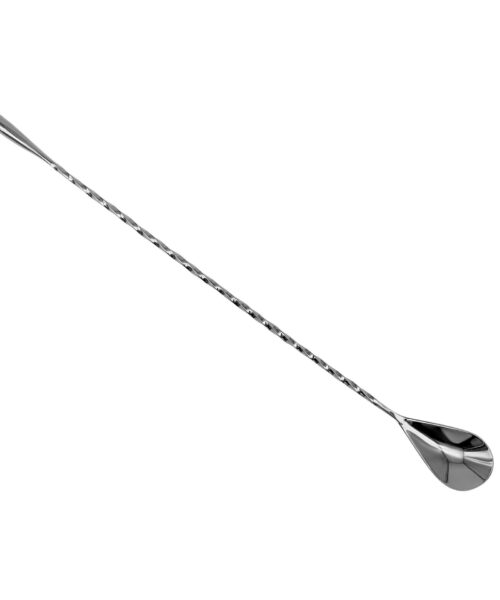 Teardrop Bar Spoon 30cm-  Silver.
