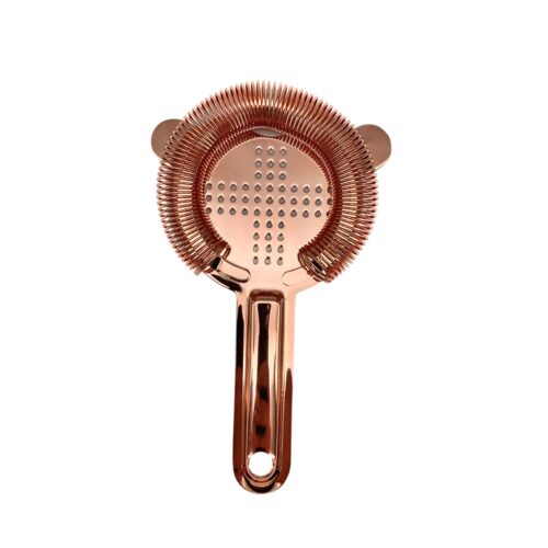 Crossed Apertures Strainer - Copper.