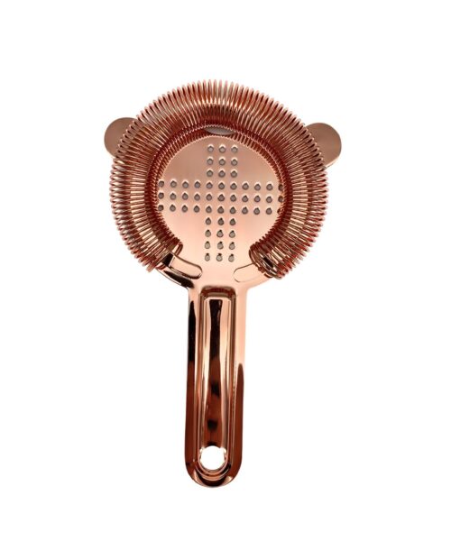 Crossed Apertures Strainer - Copper.