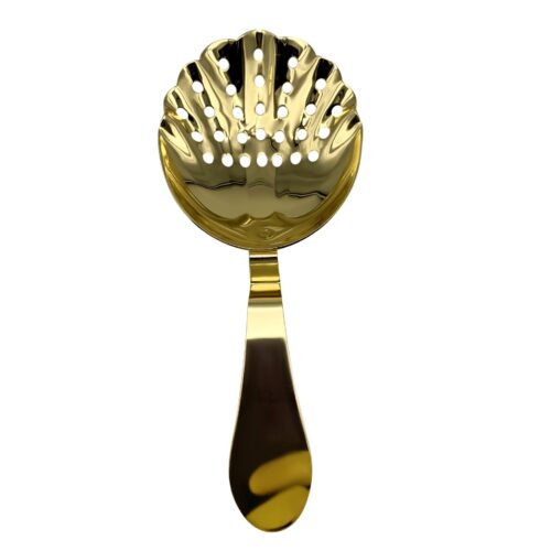 Shell Shapped Julep Strainer - Gold.