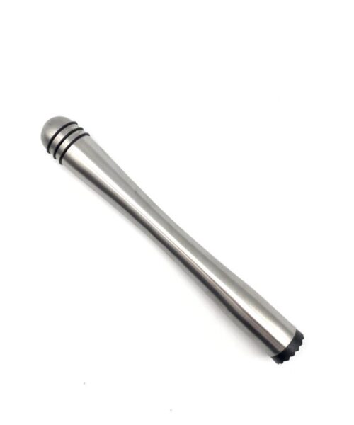 Muddler With Ring Grip - Silver