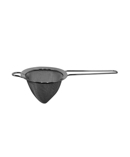 Fine Mesh Strainer - Gunmetal Black.
