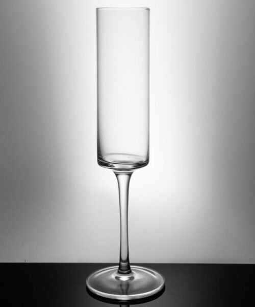 CHAMPAGNE FLUTE STRAIGHT GLASS.