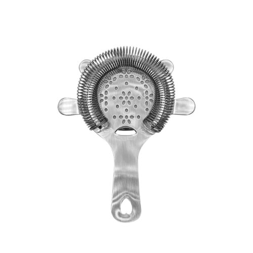4 Prong Cocktail Strainer - Silver.