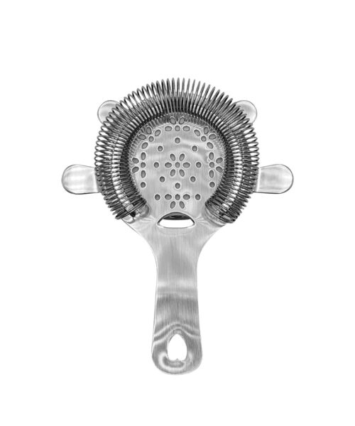 4 Prong Cocktail Strainer - Silver.