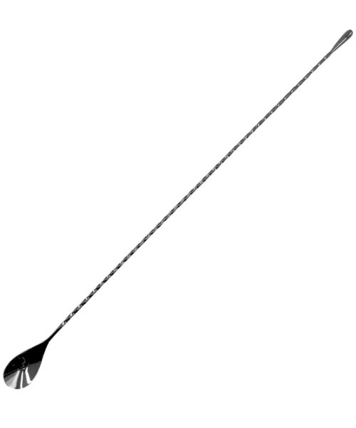 Teardrop Bar Spoon 50cm - Gunmetal Black.