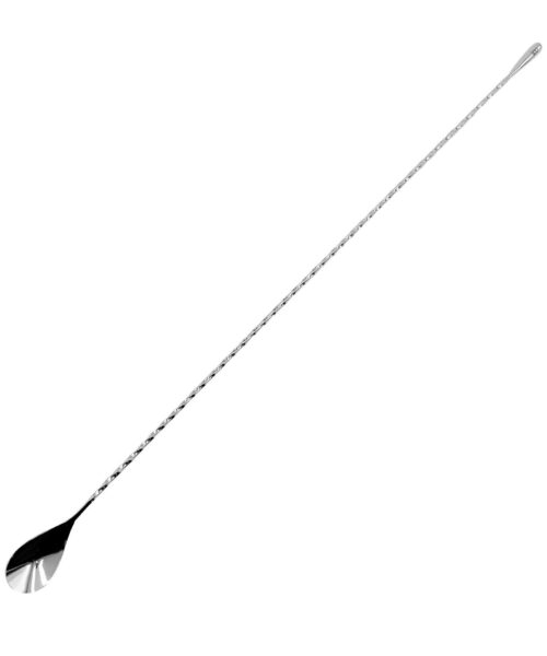 Teardrop Bar Spoon 50cm - Silver.