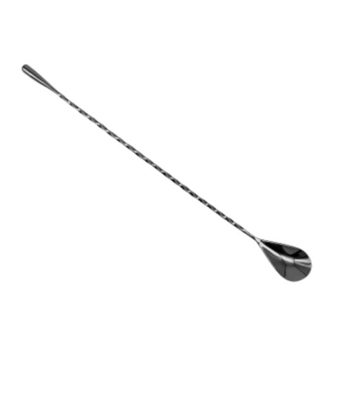 Teardrop Bar Spoon 30cm - Black