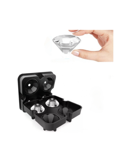 4x Diamond Ice Mould