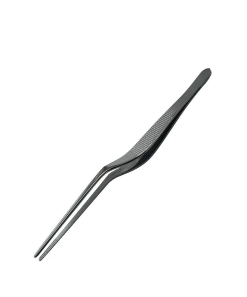 SS Garnish Tweezer - Black