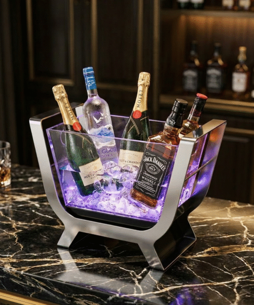 Premium LED Bar Bucket - Silver